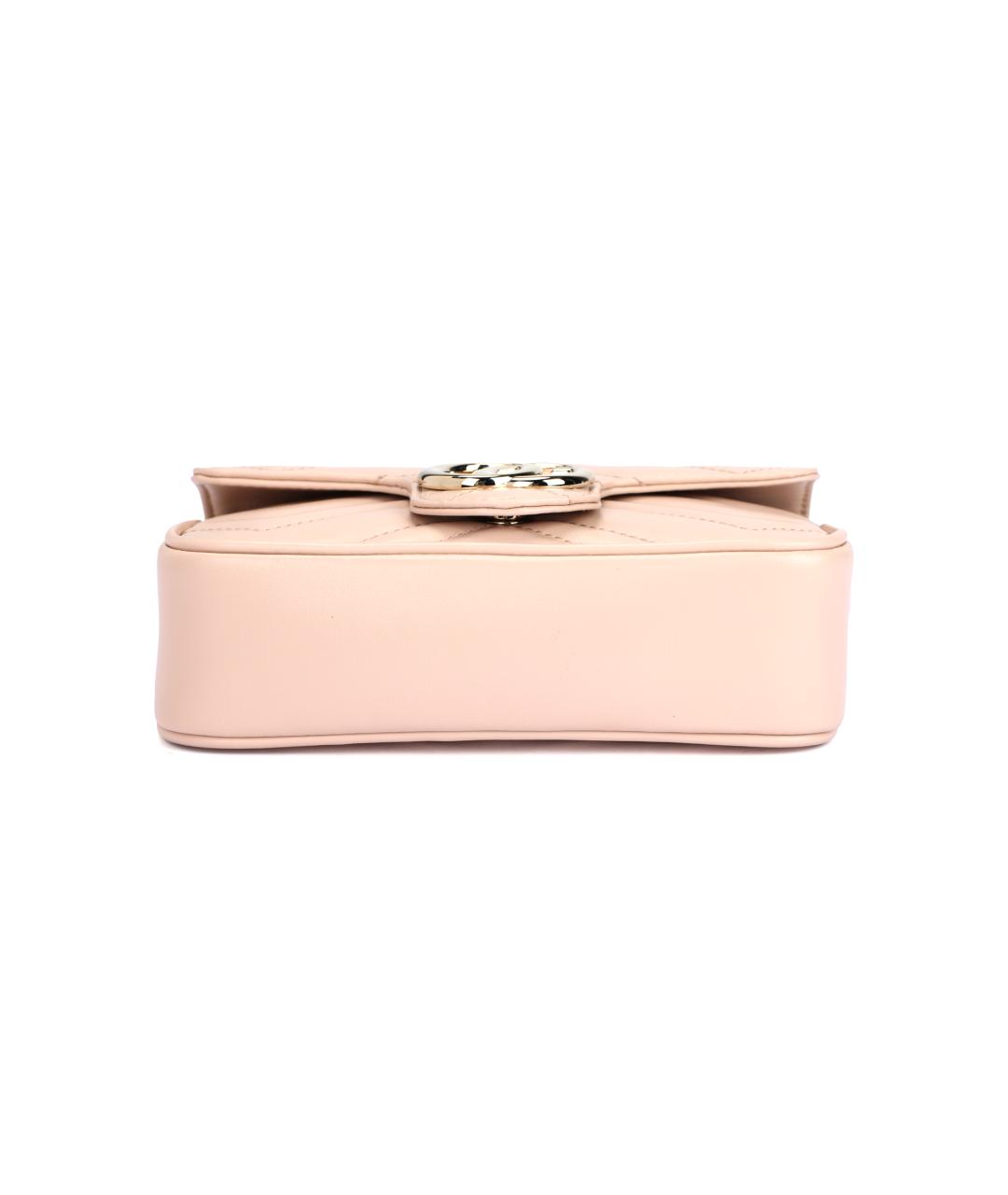 GUCCI Розовая кожаная сумка через плечо, фото 4