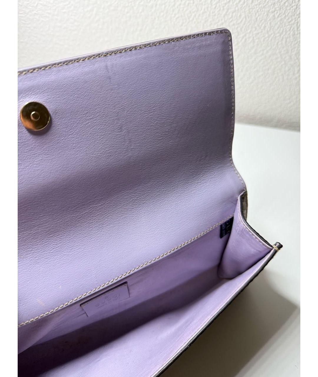 GUCCI Золотой кошелек из экзотической кожи, фото 4