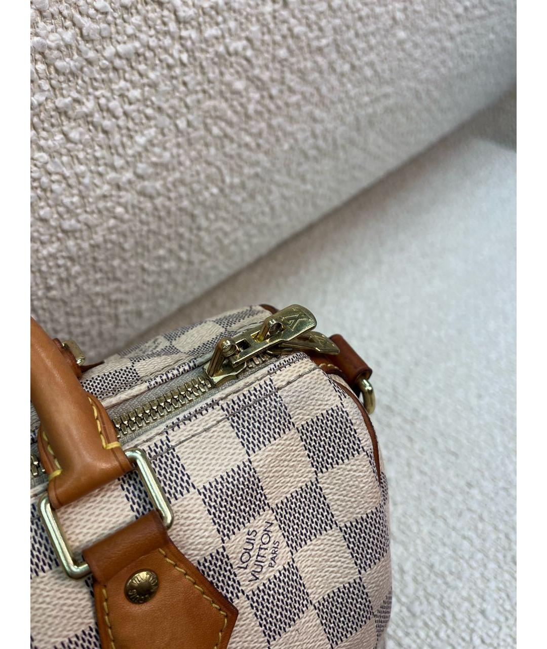 LOUIS VUITTON Бежевая сумка с короткими ручками, фото 7