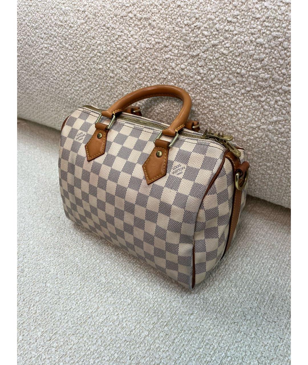 LOUIS VUITTON Бежевая сумка с короткими ручками, фото 5