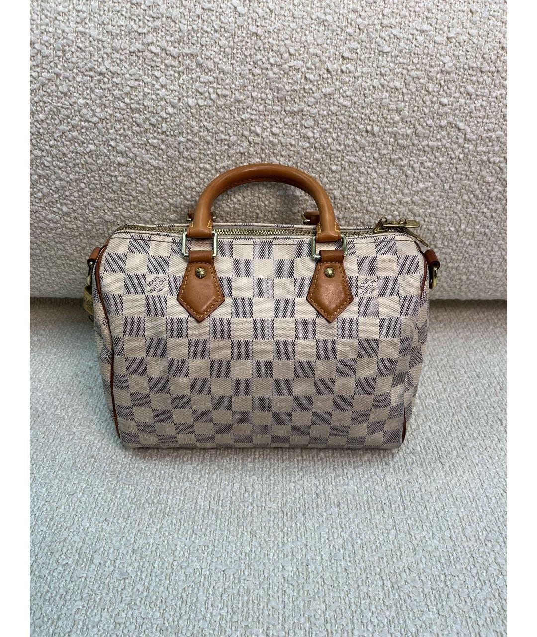 LOUIS VUITTON Бежевая сумка с короткими ручками, фото 9