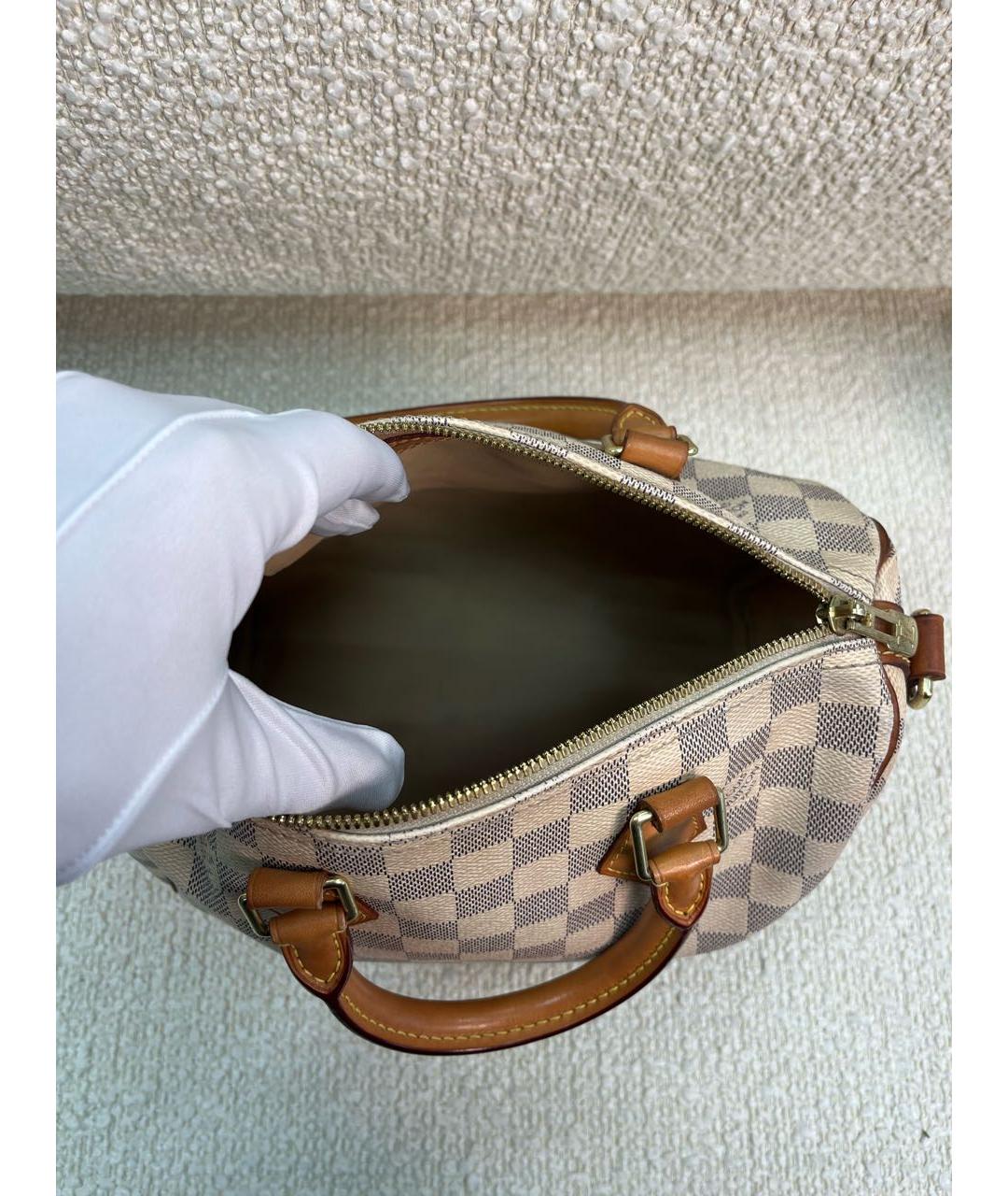 LOUIS VUITTON Бежевая сумка с короткими ручками, фото 4