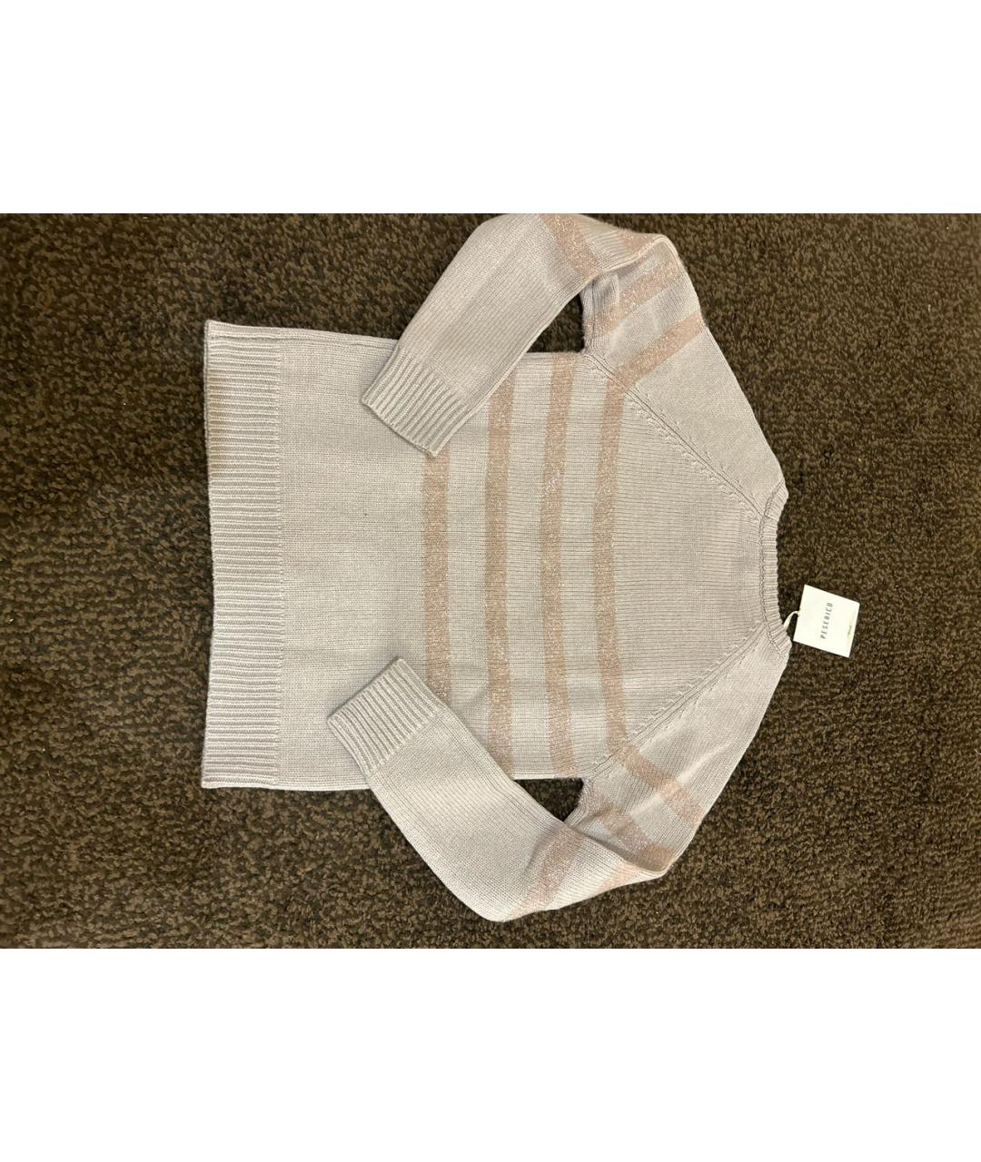 PESERICO Бежевый шерстяной джемпер / свитер, фото 2