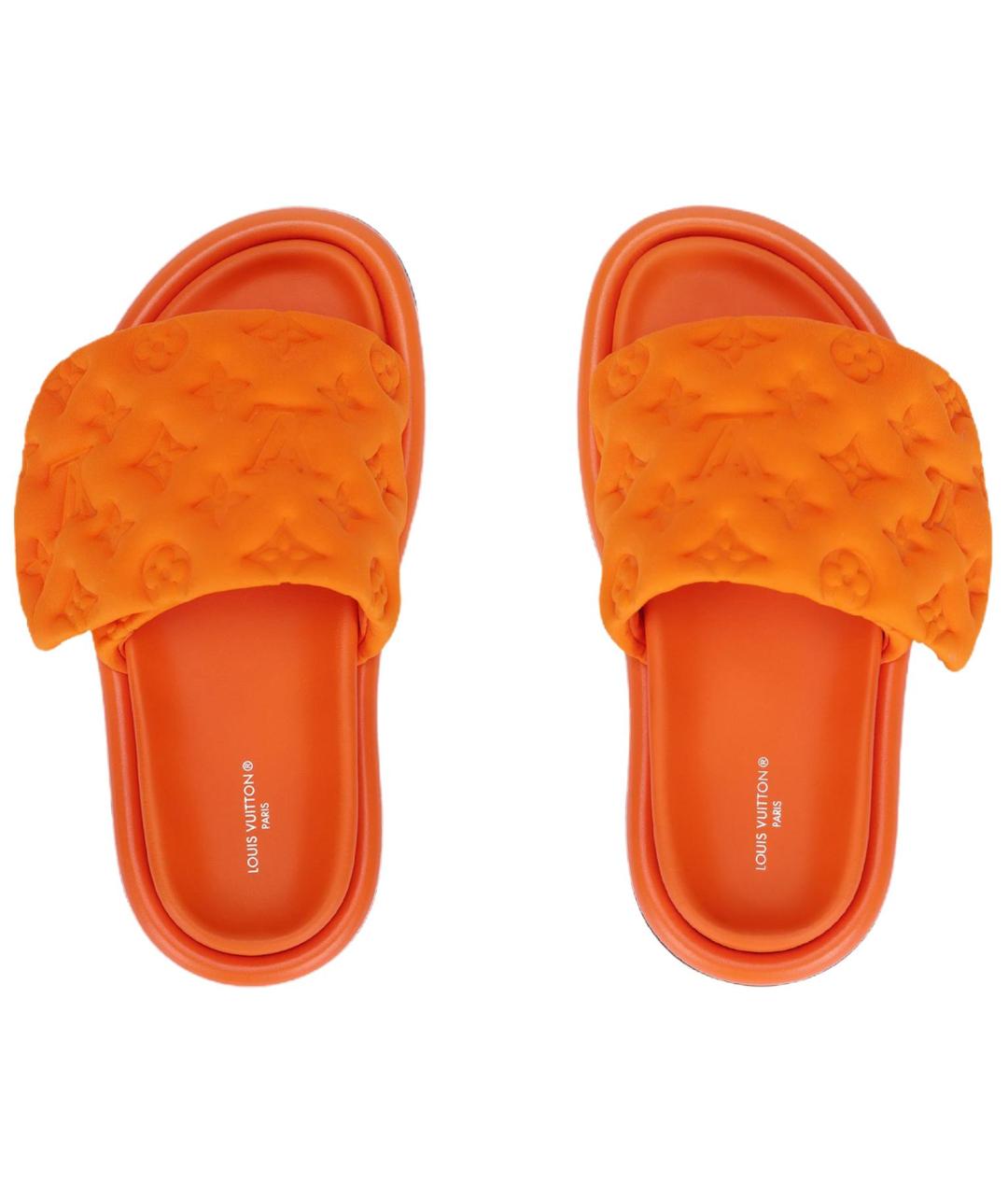 LOUIS VUITTON Оранжевое шлепанцы, фото 3