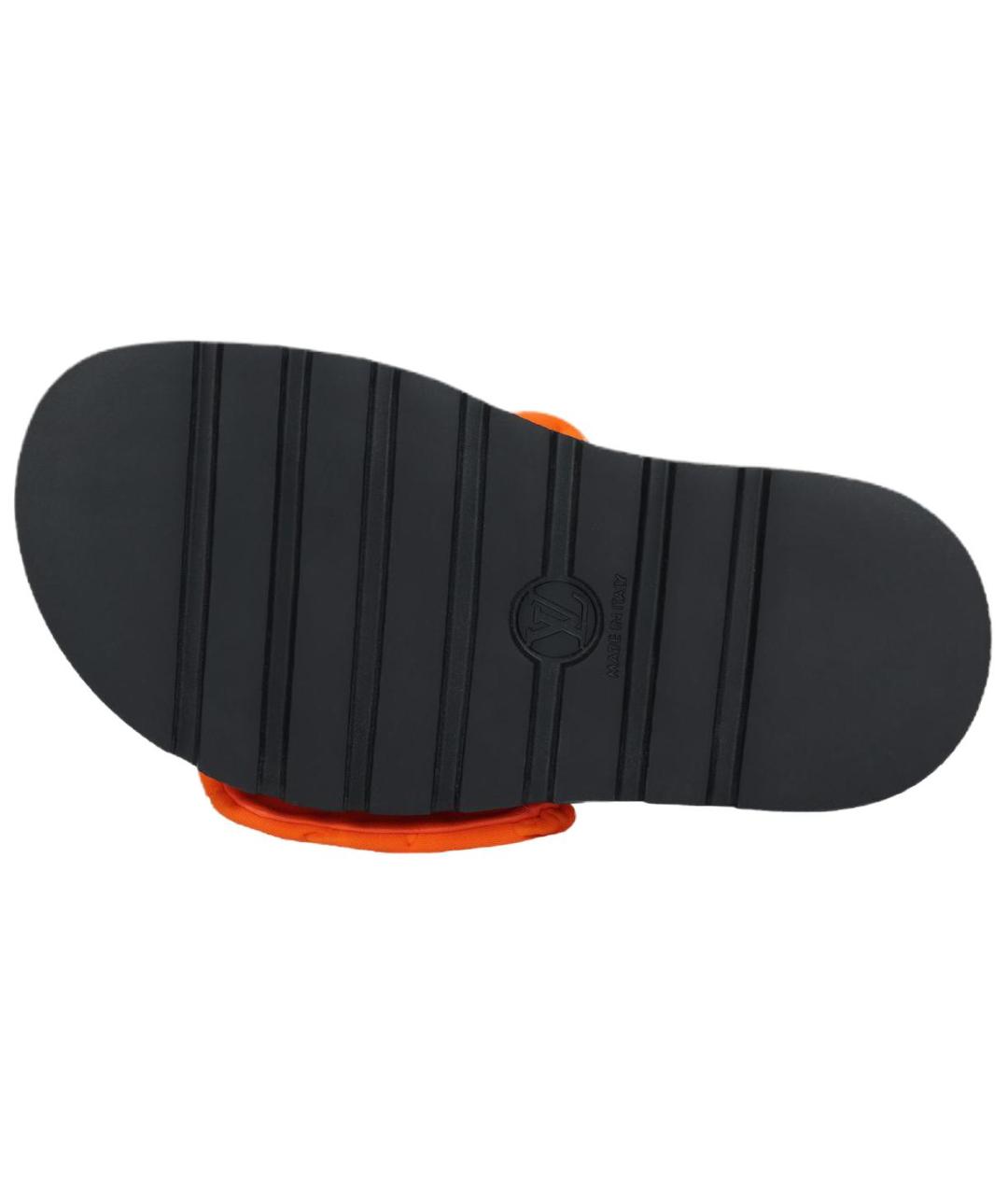 LOUIS VUITTON Оранжевое шлепанцы, фото 5