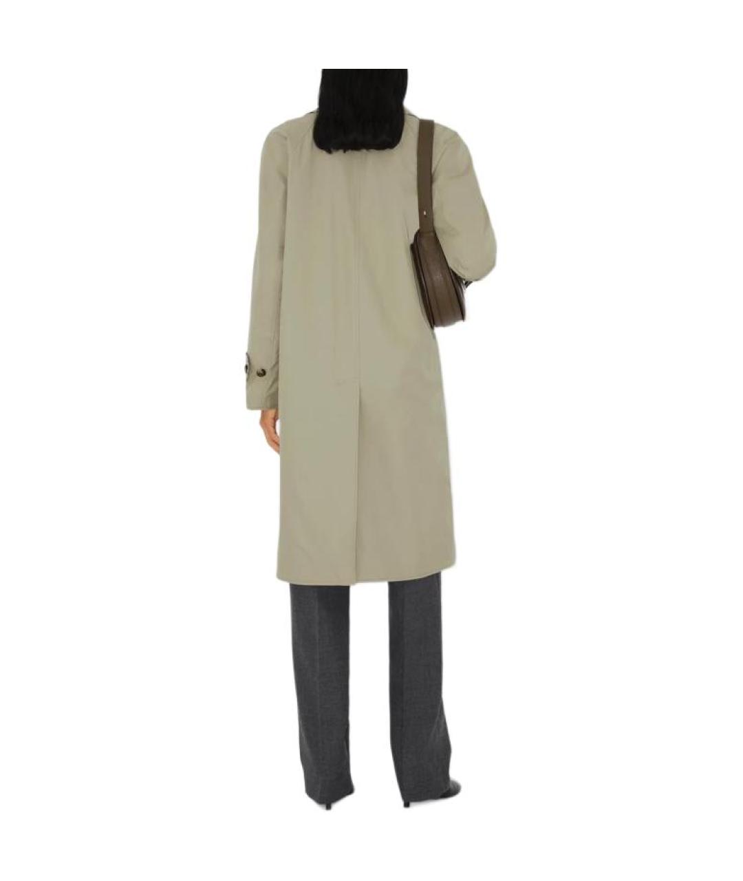 BURBERRY Зеленые пальто, фото 3
