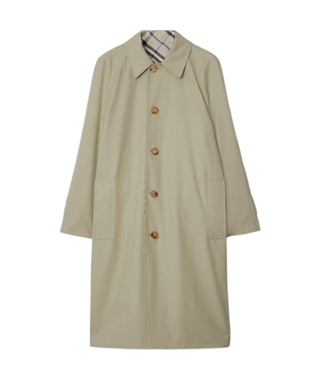 BURBERRY Зеленые пальто, фото 1