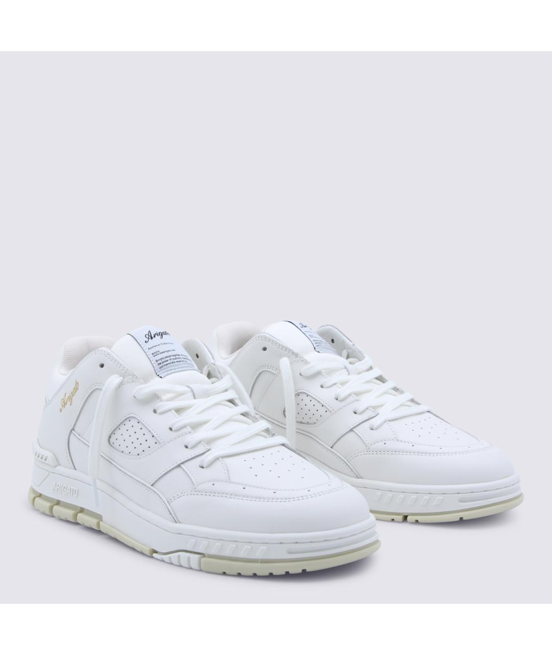 AXEL ARIGATO Белые кожаные высокие кроссовки / кеды, фото 2