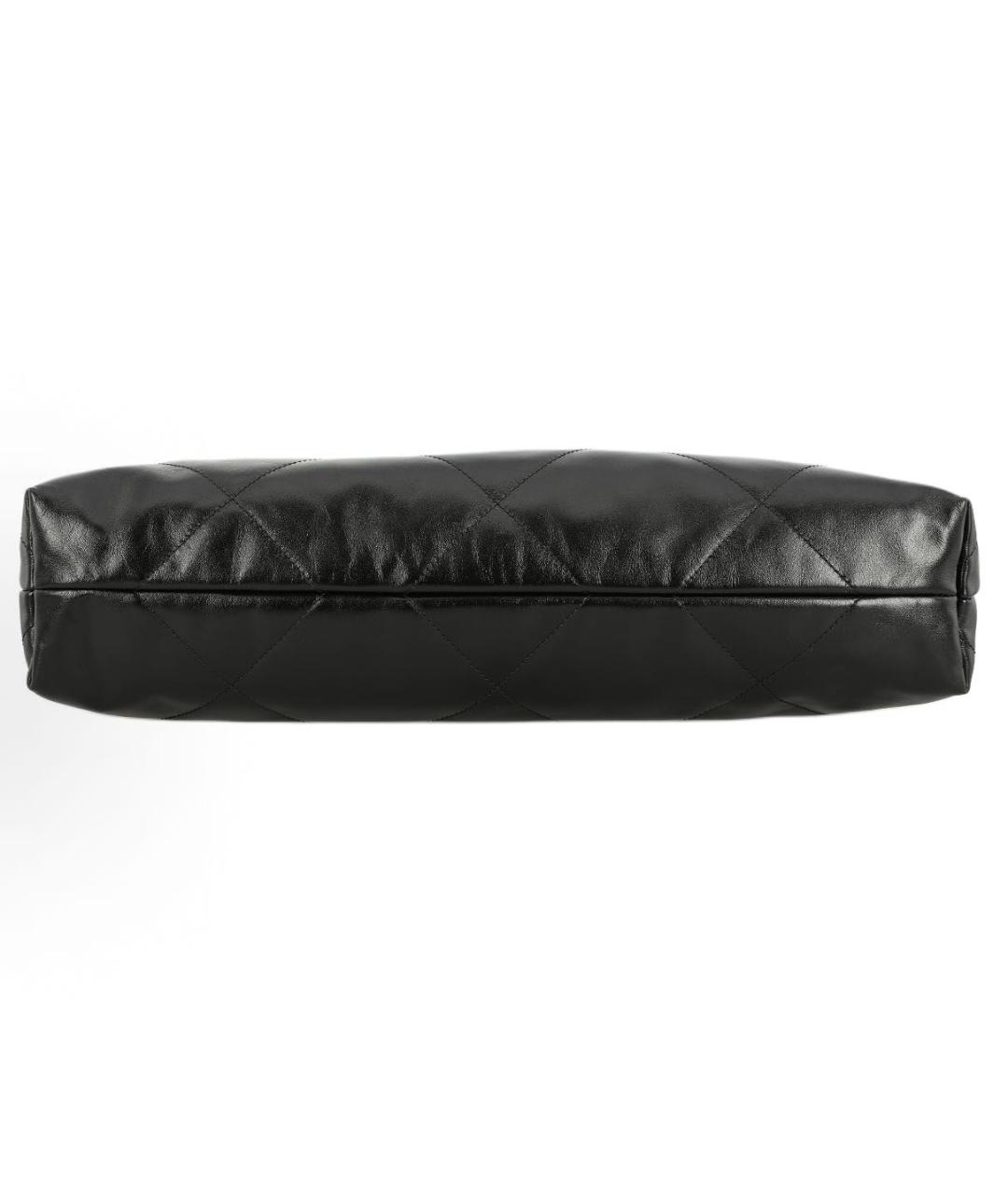 CHANEL Черная кожаная сумка через плечо, фото 4