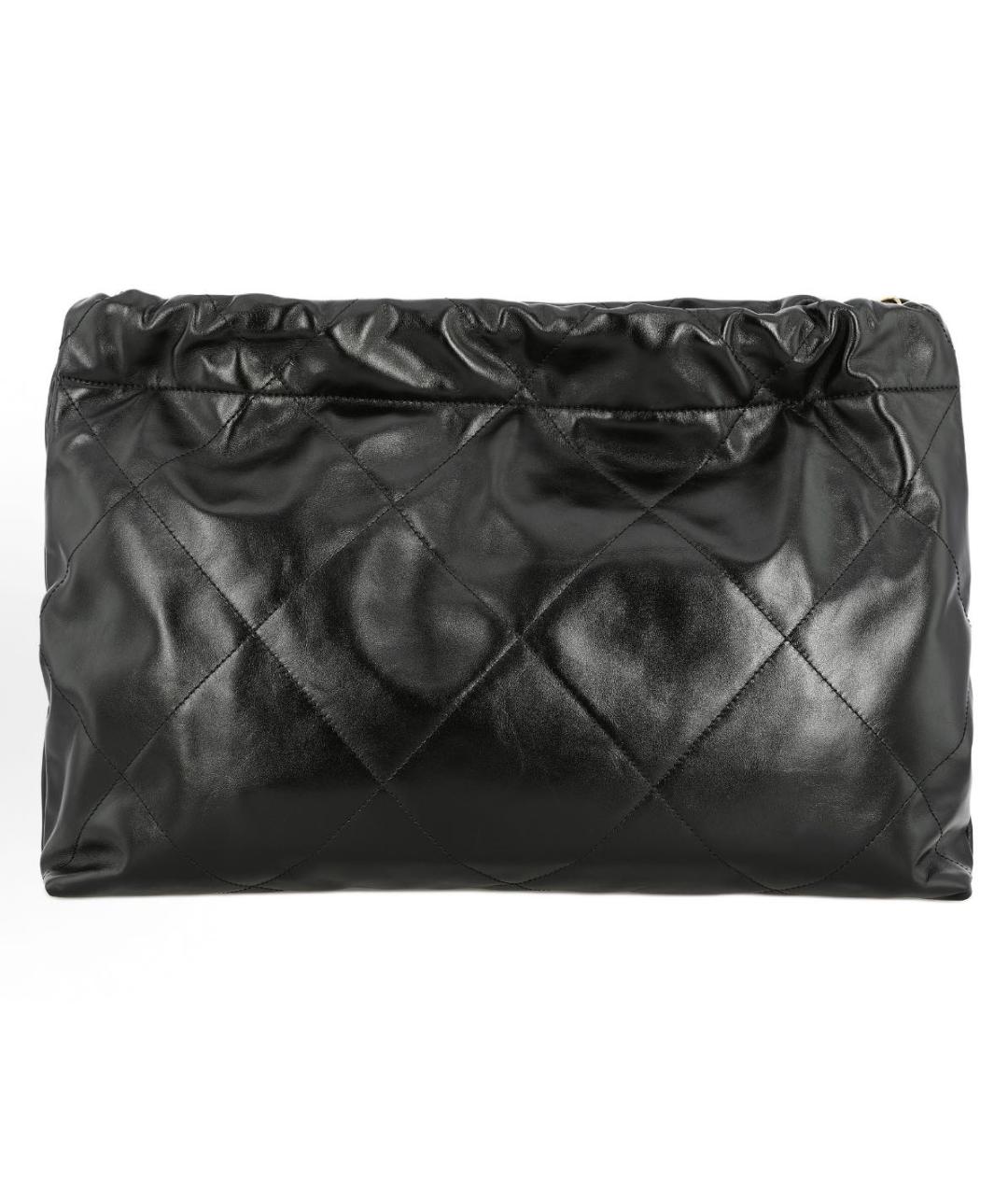 CHANEL Черная кожаная сумка через плечо, фото 3