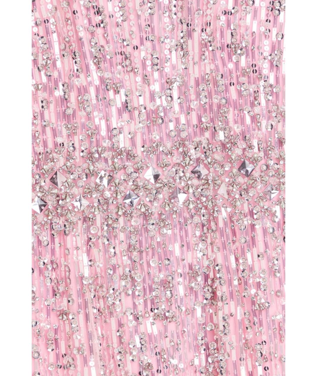 JENNY PACKHAM Розовое коктейльное платье, фото 4