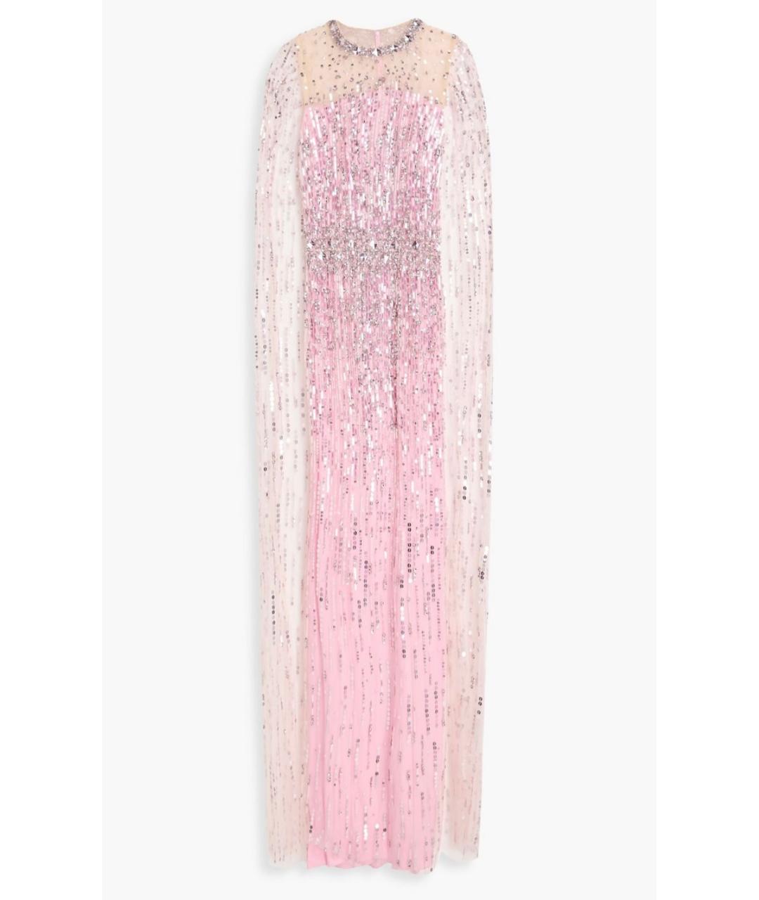 JENNY PACKHAM Розовое коктейльное платье, фото 5