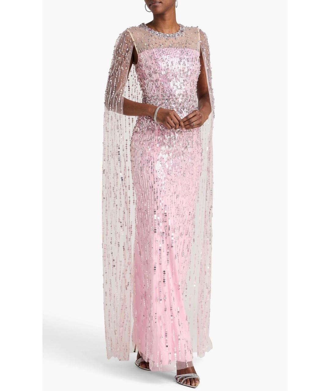 JENNY PACKHAM Розовое коктейльное платье, фото 2