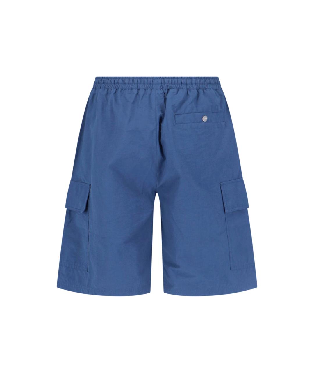 AUTRY Синие хлопковые шорты, фото 2