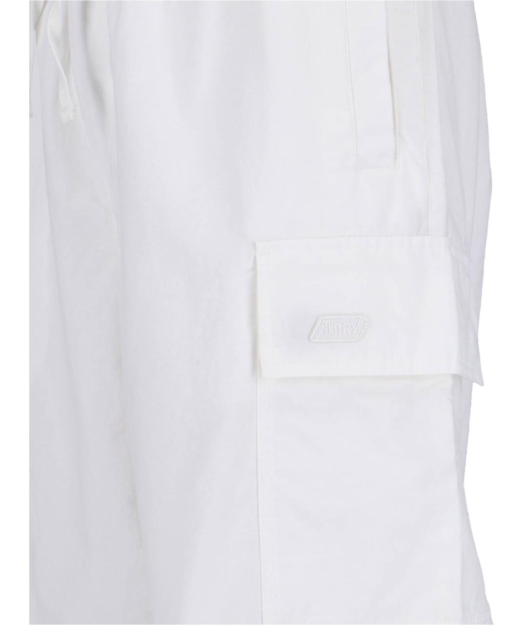 AUTRY Белые хлопковые шорты, фото 4