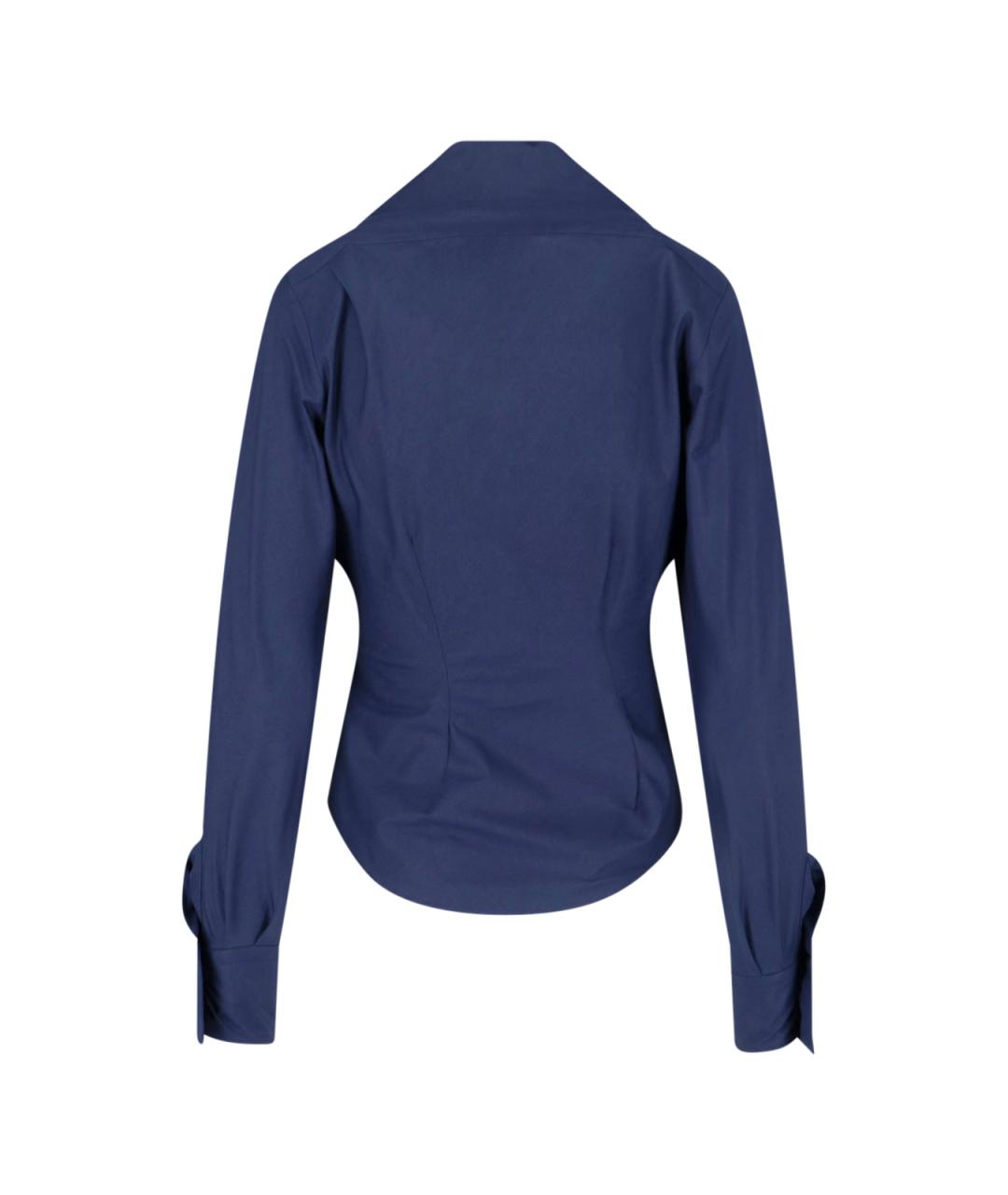 VIVIENNE WESTWOOD Синяя хлопковая рубашка, фото 2