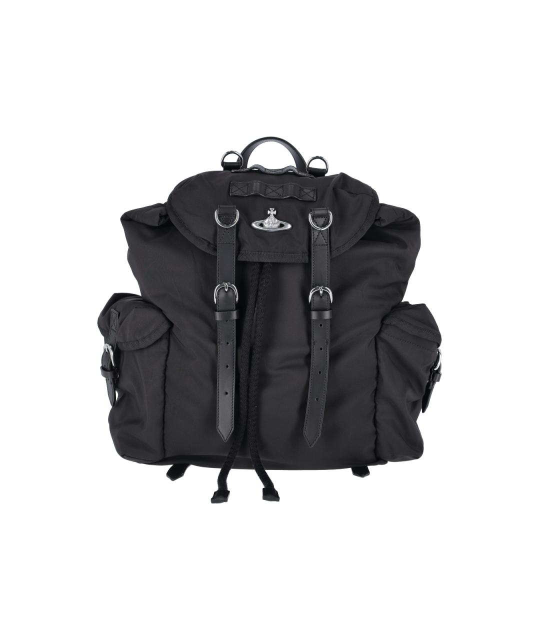 VIVIENNE WESTWOOD Черный синтетический рюкзак, фото 1