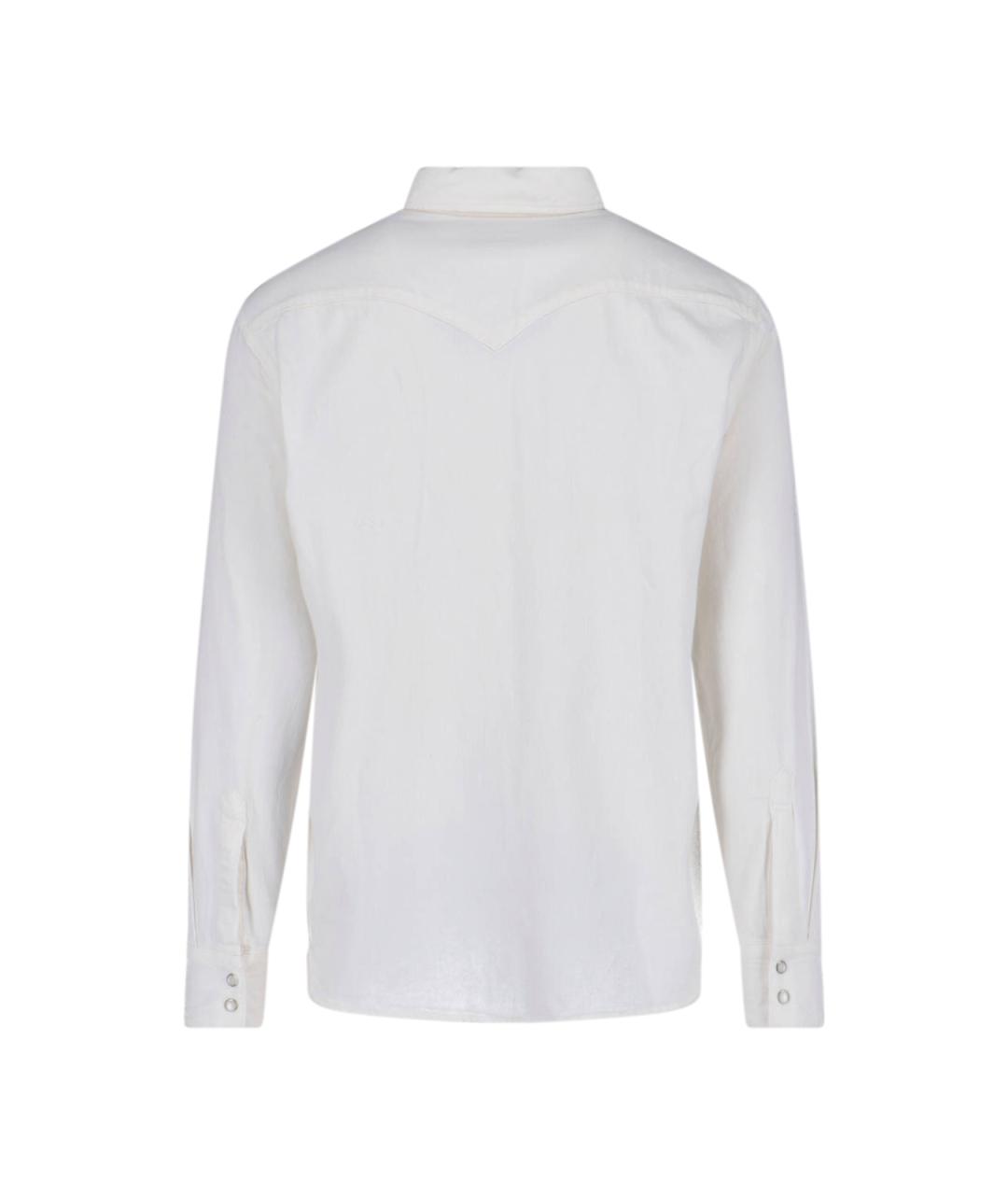 LEVI'S Белая хлопковая кэжуал рубашка, фото 2