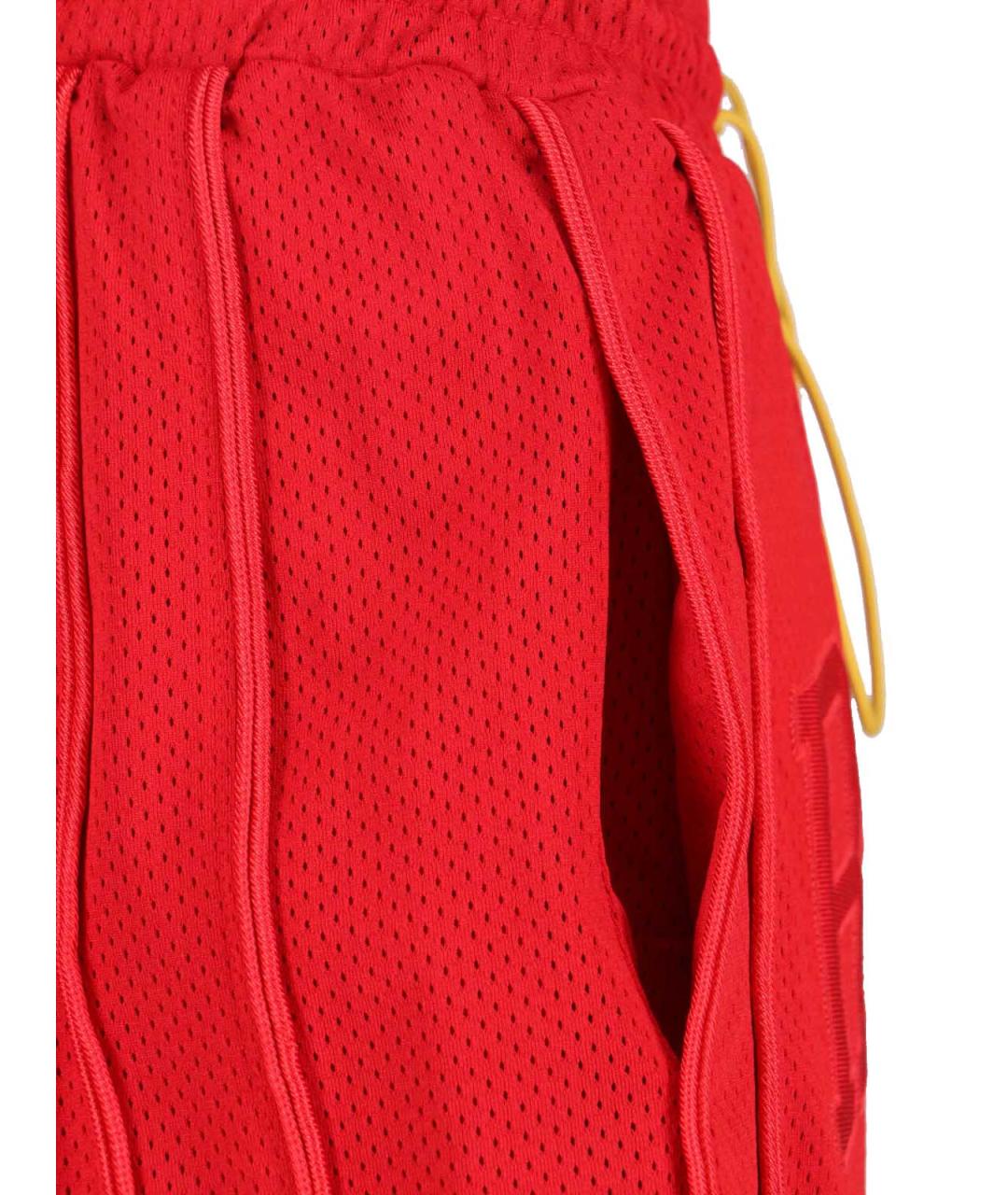 RHUDE Красные полиэстеровые шорты, фото 5