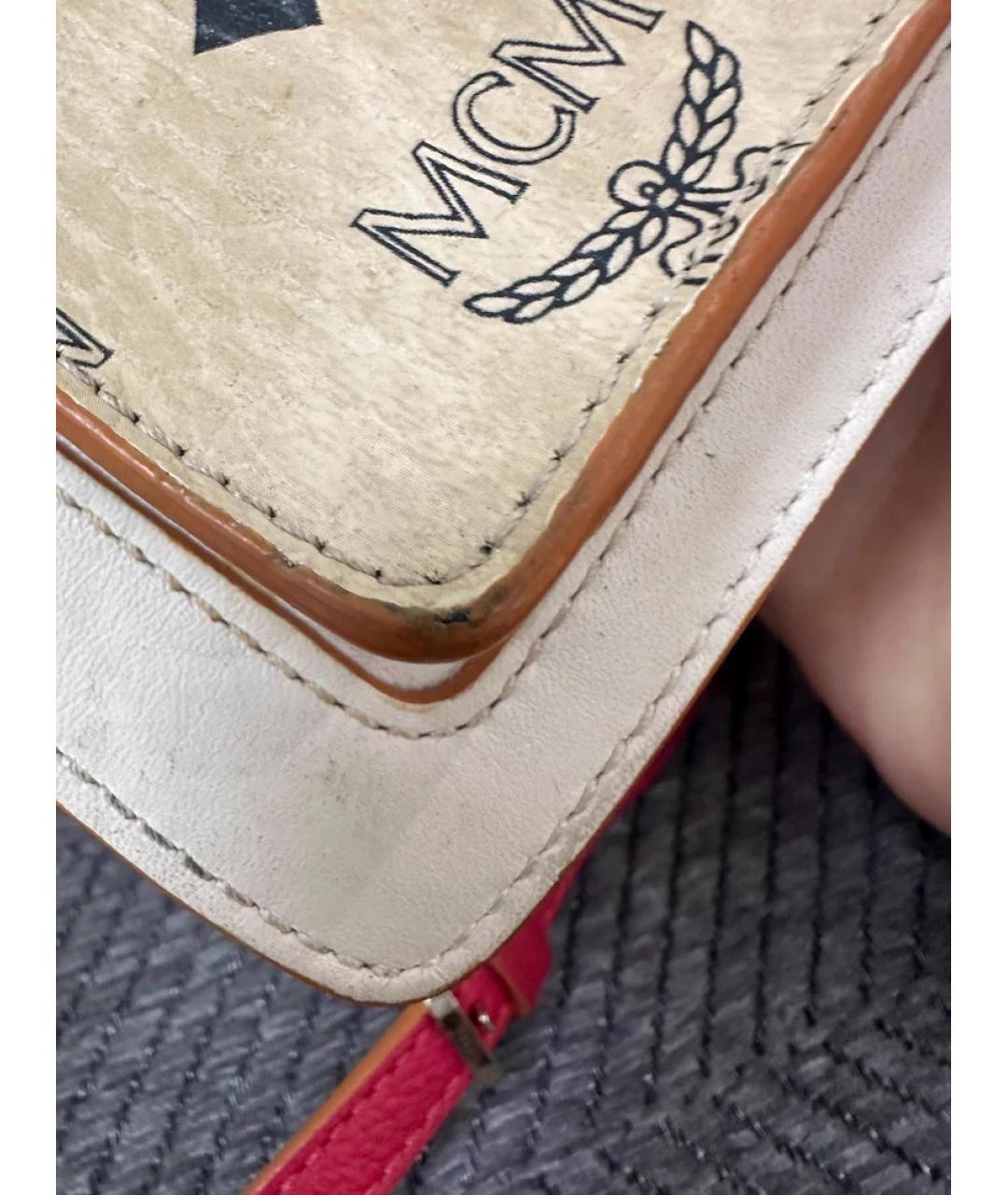 MCM Мульти кожаная сумка с короткими ручками, фото 3