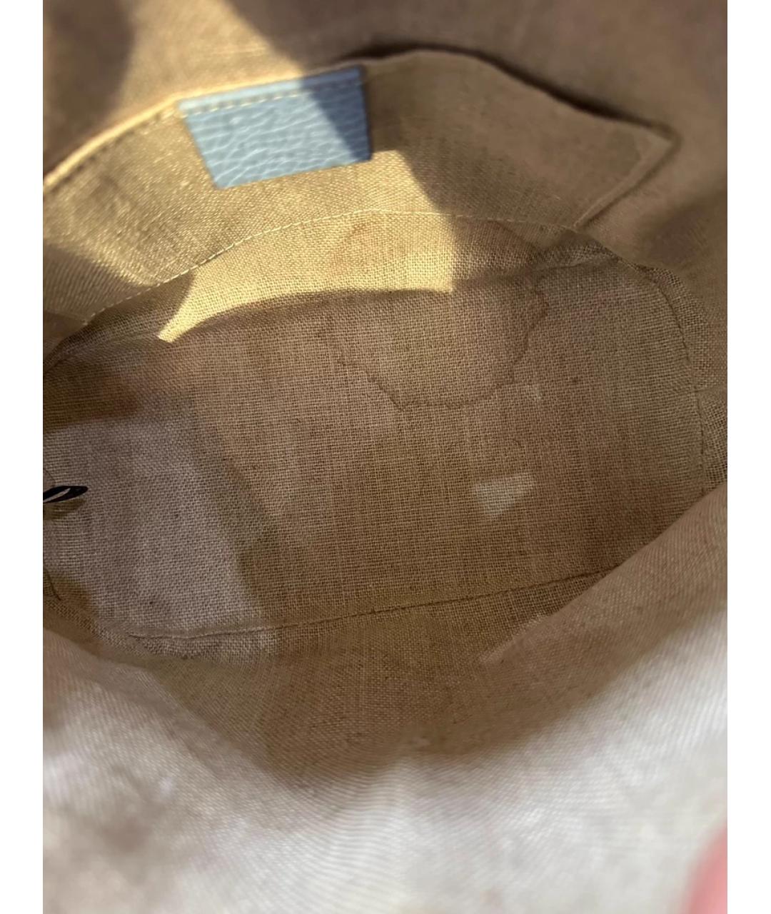 GUCCI Синяя кожаная сумка с короткими ручками, фото 9