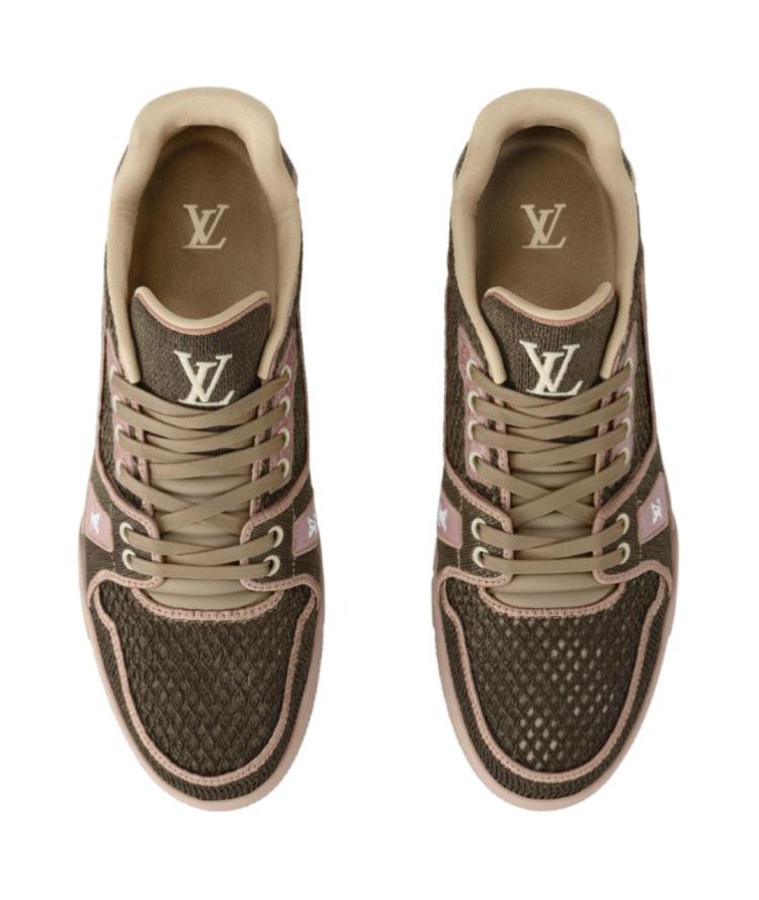 LOUIS VUITTON Коричневые кроссовки, фото 3