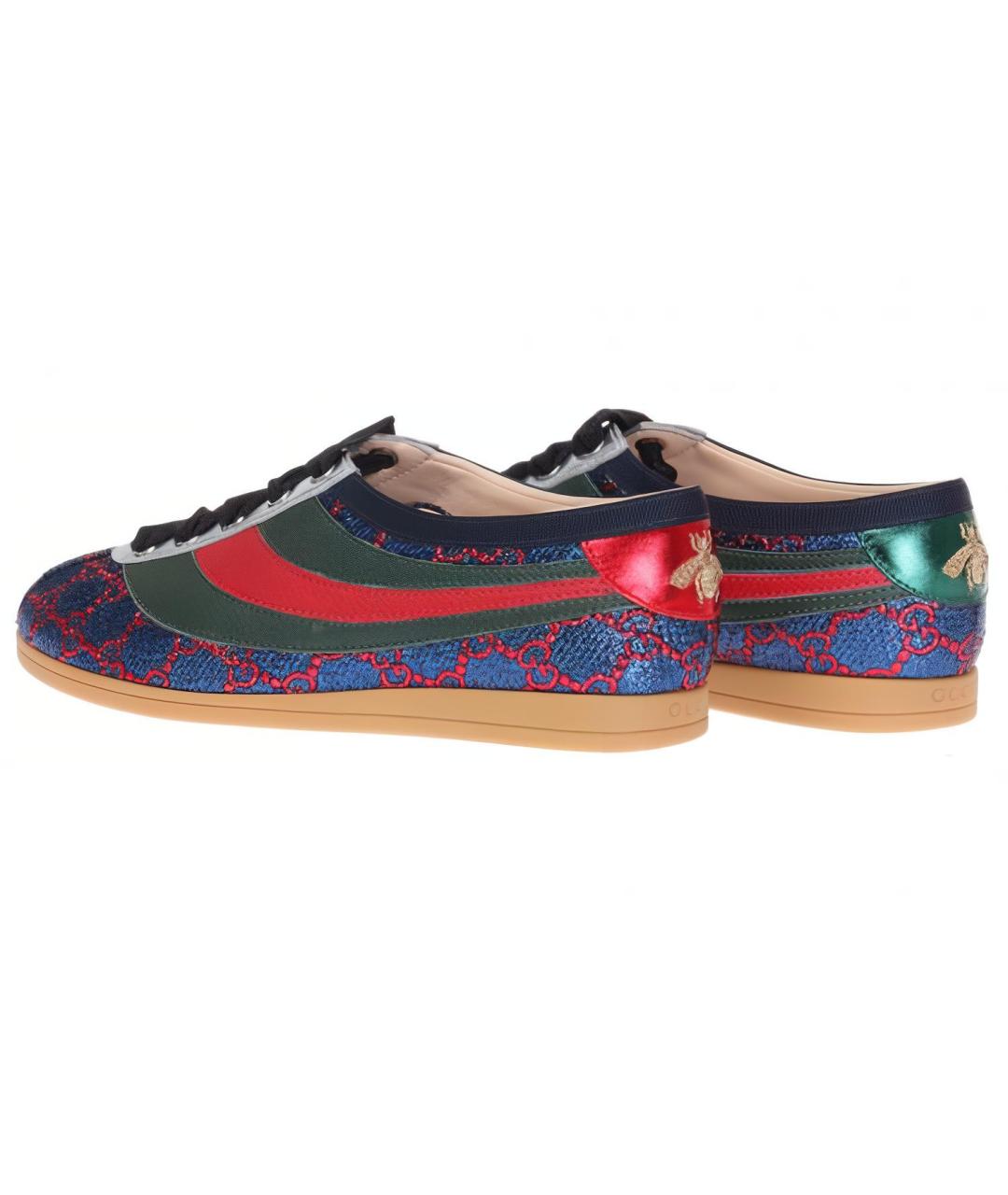 GUCCI Мульти кожаные низкие кроссовки / кеды, фото 3