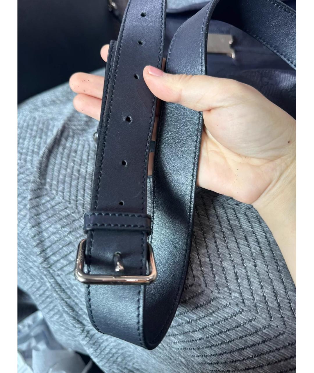 GUCCI Темно-синяя сумка на плечо, фото 6