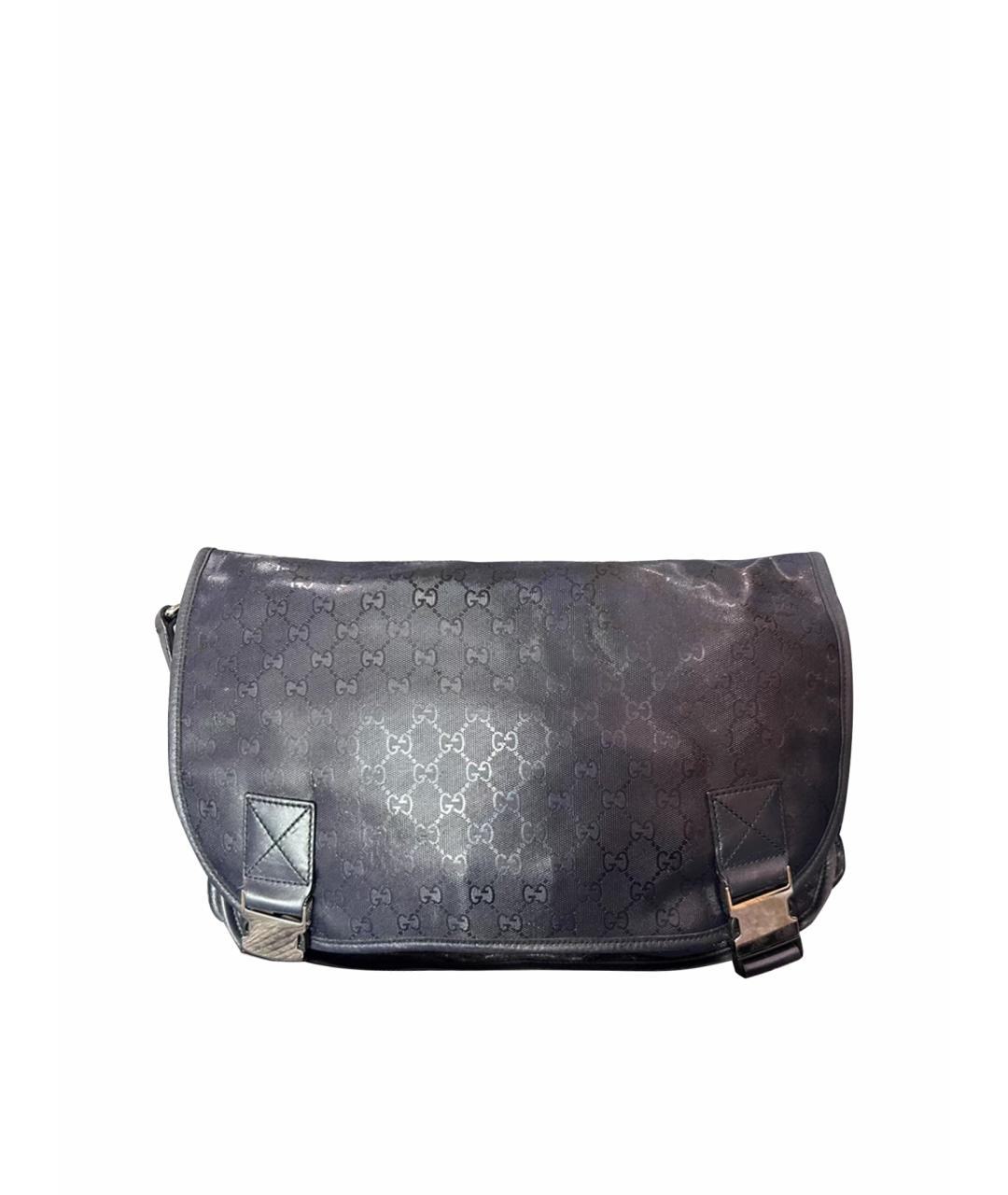 GUCCI Темно-синяя сумка на плечо, фото 1