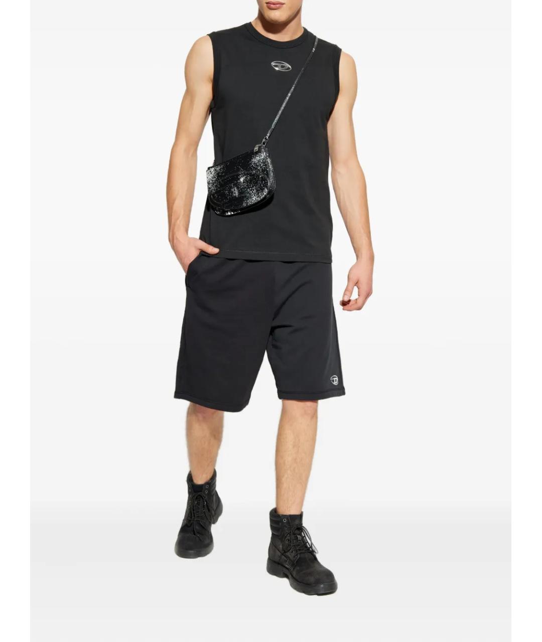 DIESEL Черные хлопковые шорты, фото 2