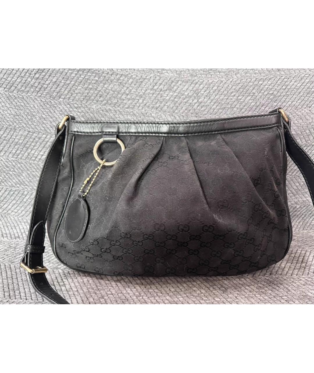 GUCCI Черная сумка через плечо, фото 10