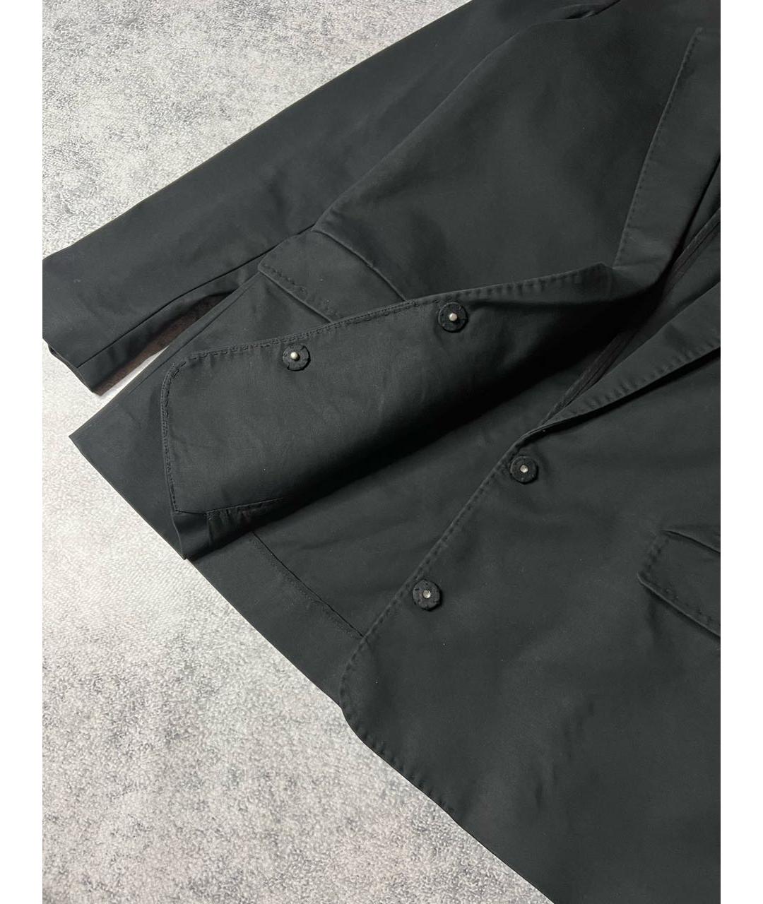 ACNE STUDIOS Черный хлопко-эластановый жакет/пиджак, фото 3