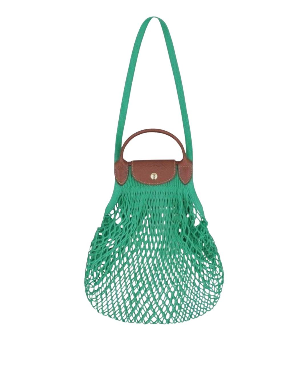LONGCHAMP Зеленая пляжная сумка, фото 1