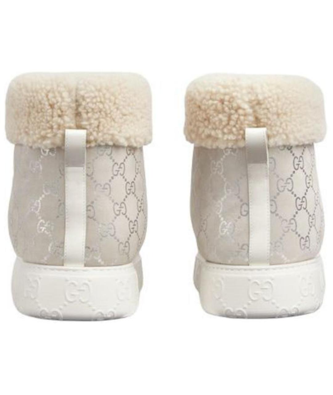 GUCCI Серые ботинки, фото 4