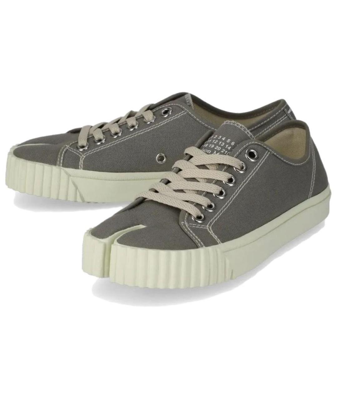 MAISON MARGIELA Серые кеды, фото 3