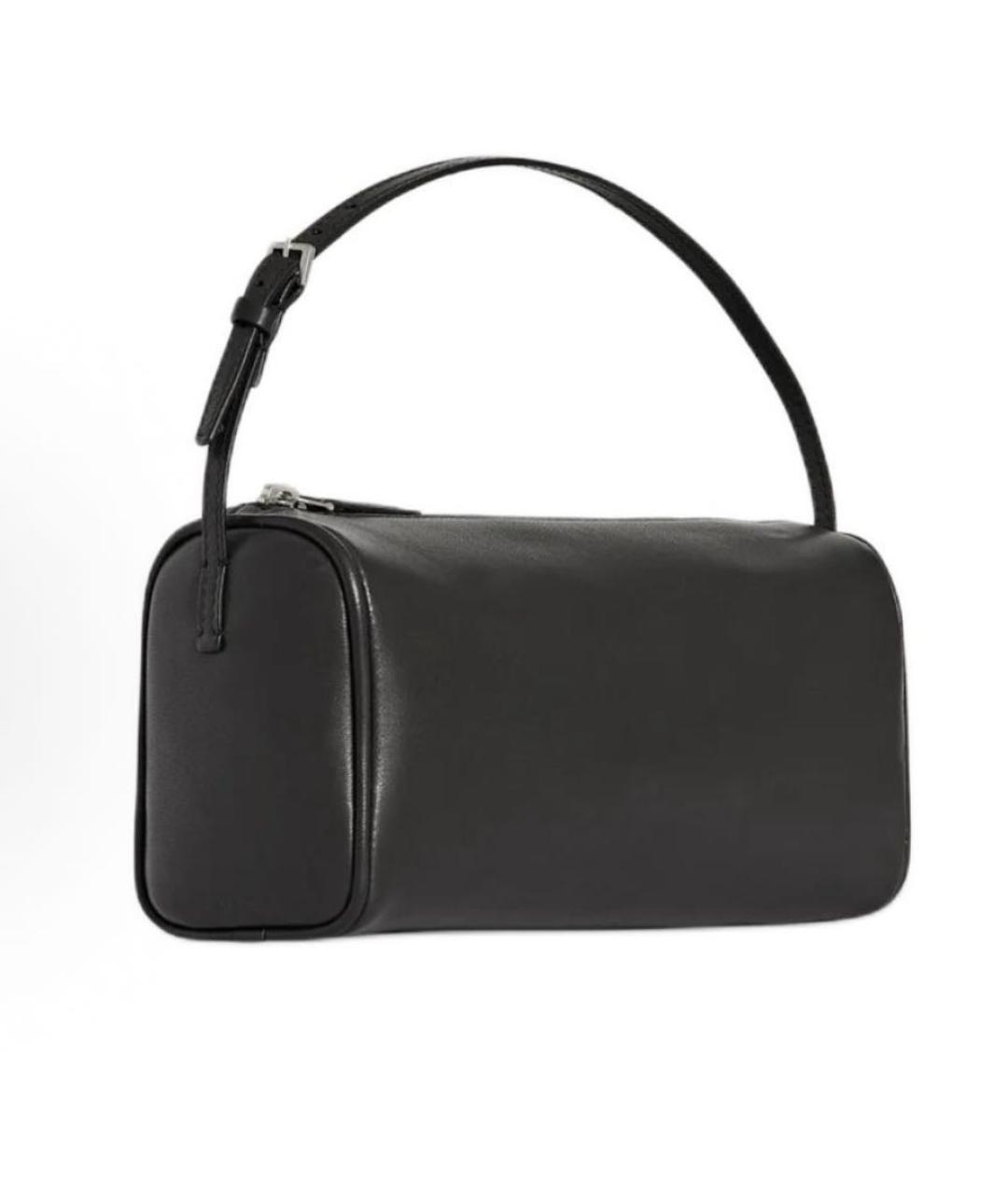 THE ROW Черная кожаная сумка с короткими ручками, фото 2