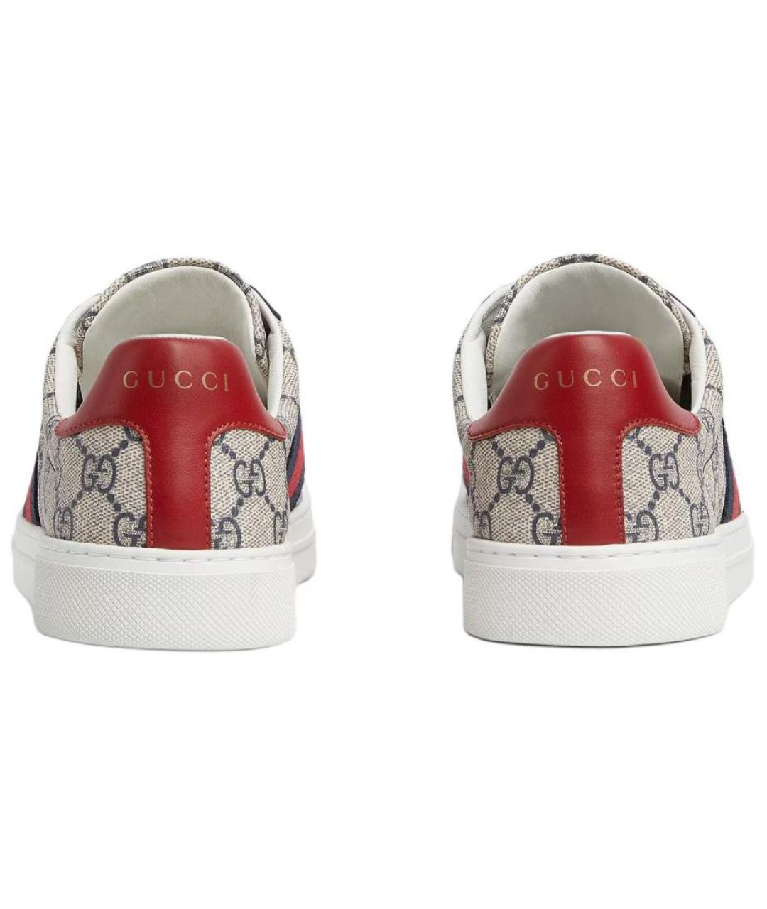 GUCCI Мульти текстильные кеды, фото 5