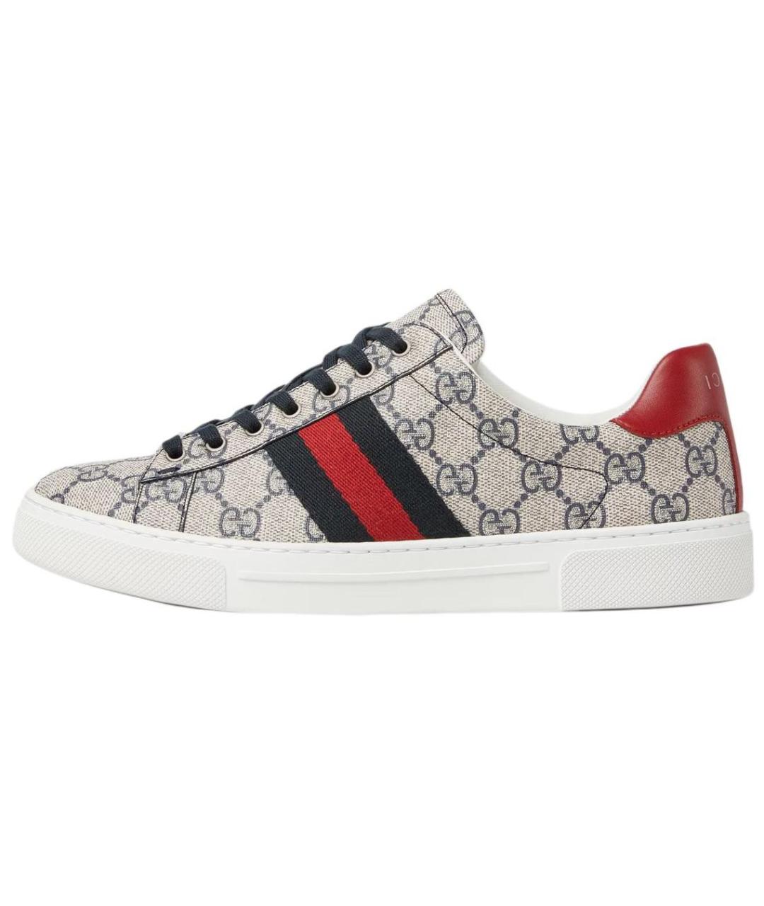 GUCCI Мульти текстильные кеды, фото 2