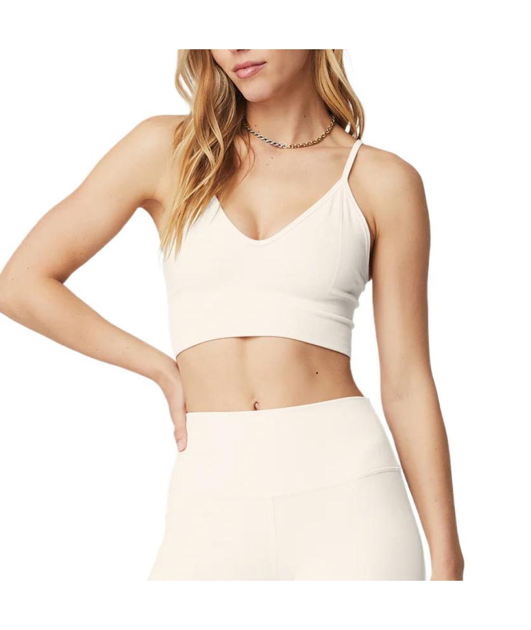 ALO YOGA Белая майка, фото 3