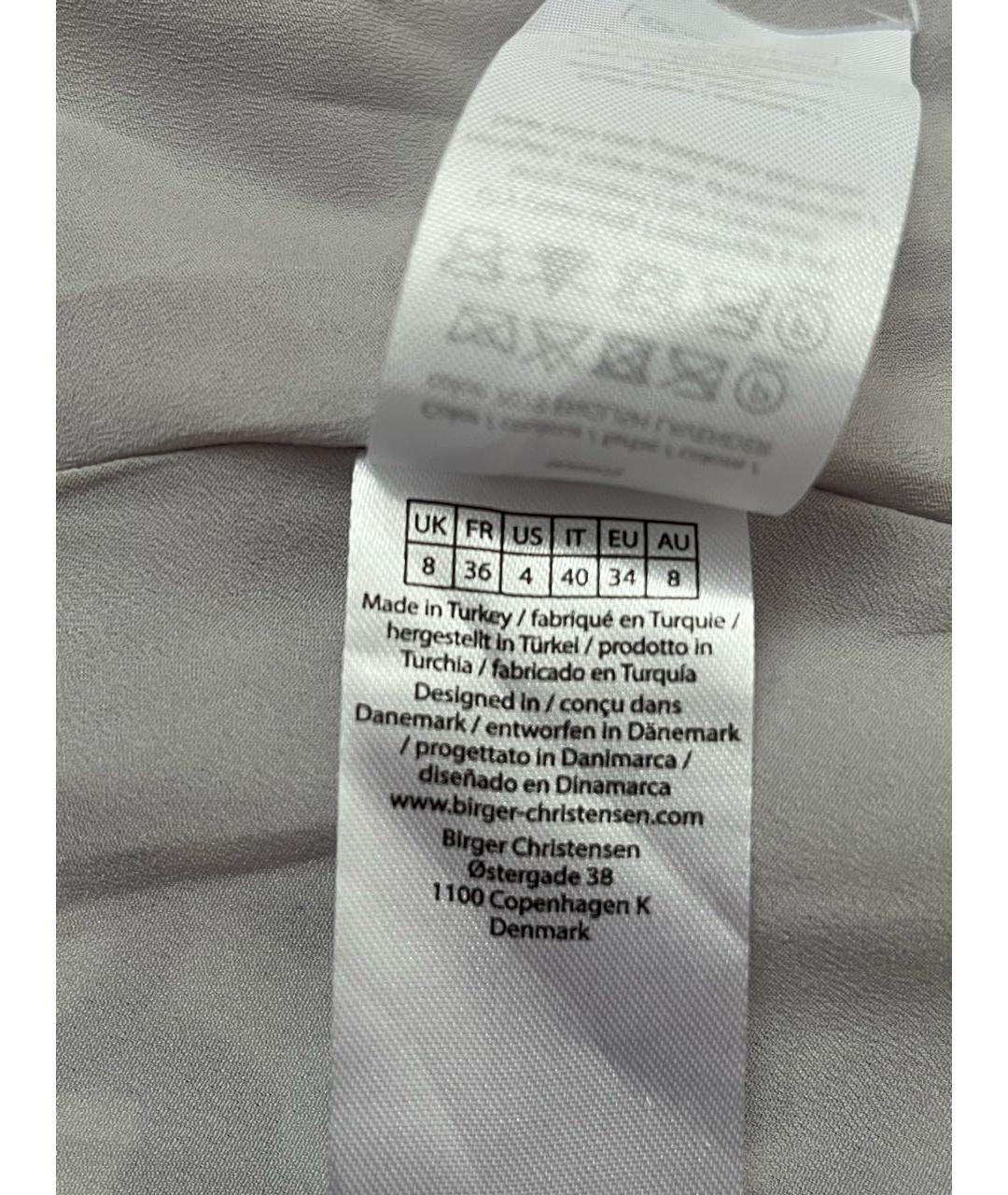 ROTATE Фиолетовое полиэстеровое повседневное платье, фото 6