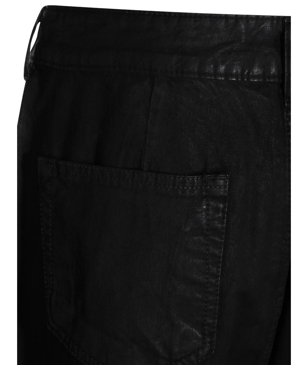 RICK OWENS DRKSHDW Черные хлопковые прямые джинсы, фото 4