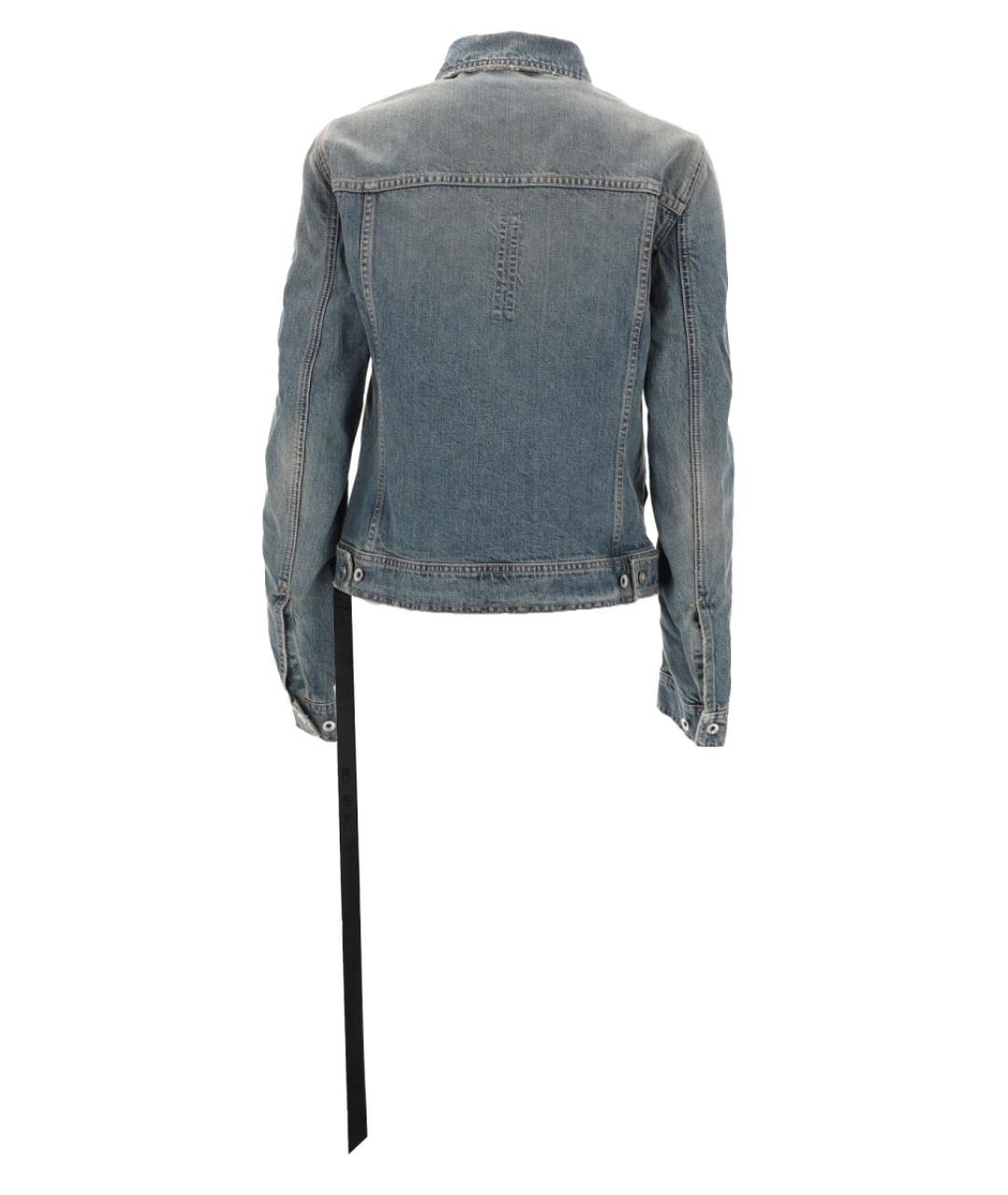 RICK OWENS DRKSHDW Синяя хлопковая куртка, фото 2