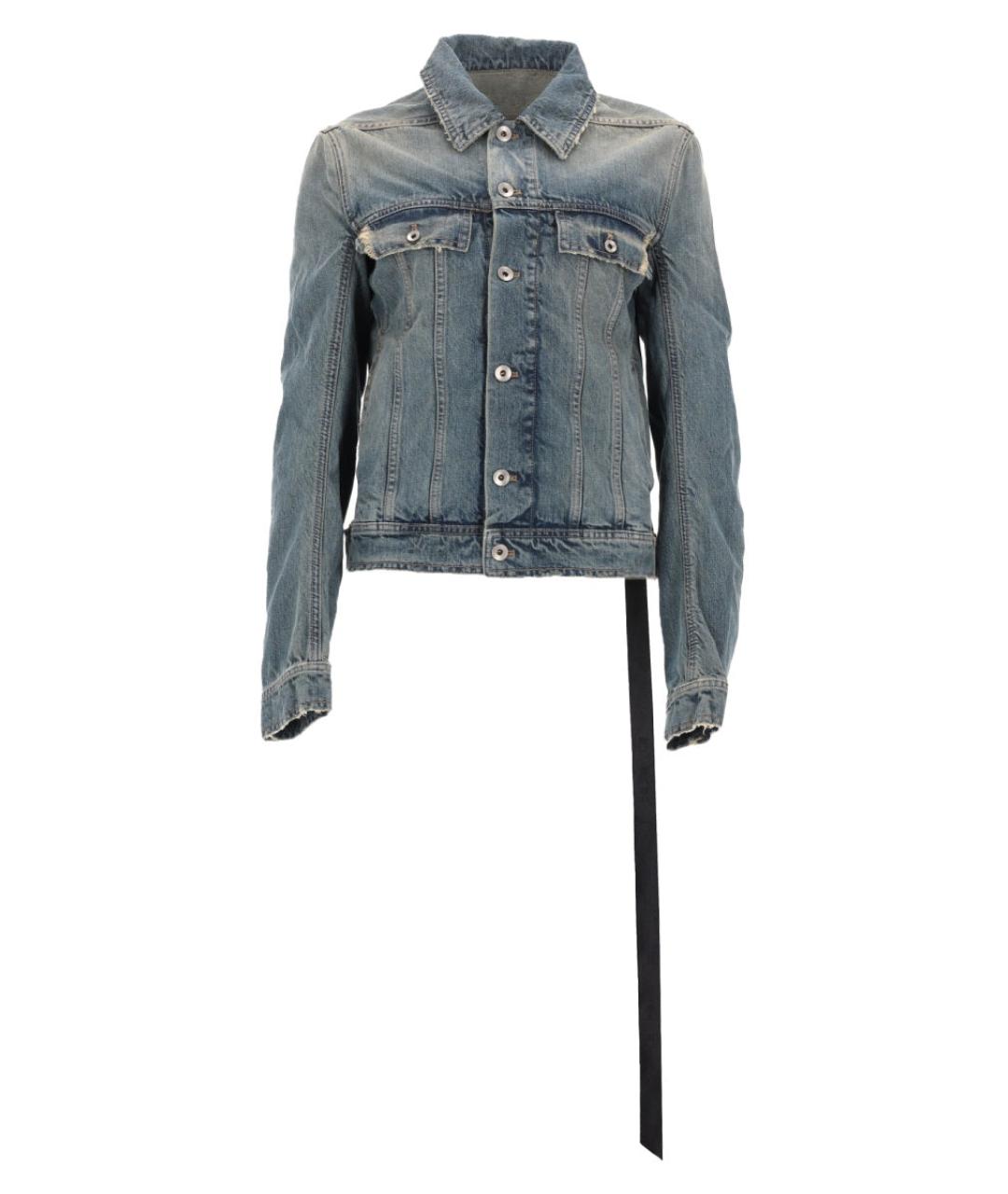 RICK OWENS DRKSHDW Синяя хлопковая куртка, фото 1