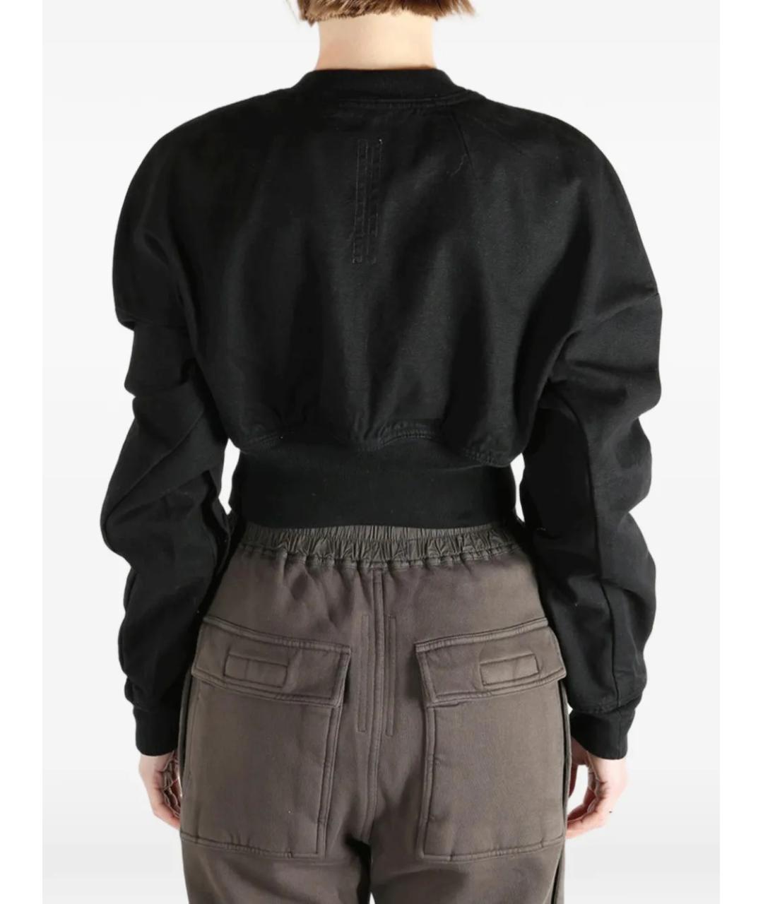 RICK OWENS DRKSHDW Черная хлопковая куртка, фото 5