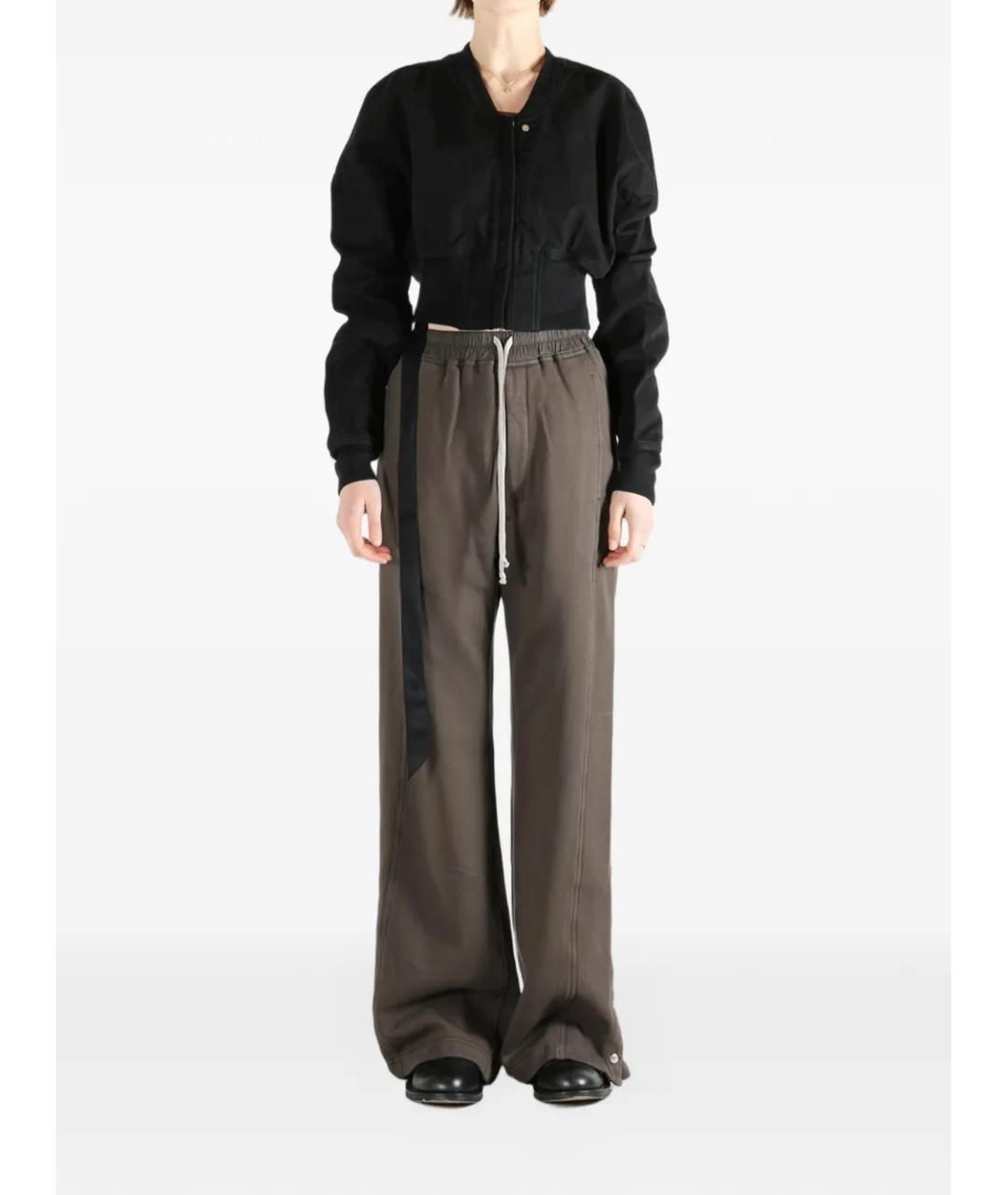 RICK OWENS DRKSHDW Черная хлопковая куртка, фото 2