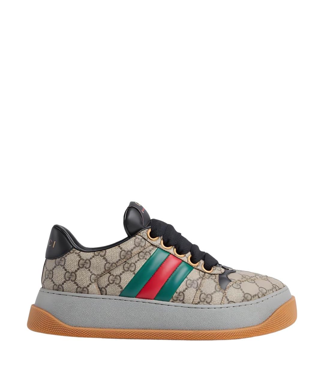 GUCCI Мульти низкие кроссовки / кеды, фото 1