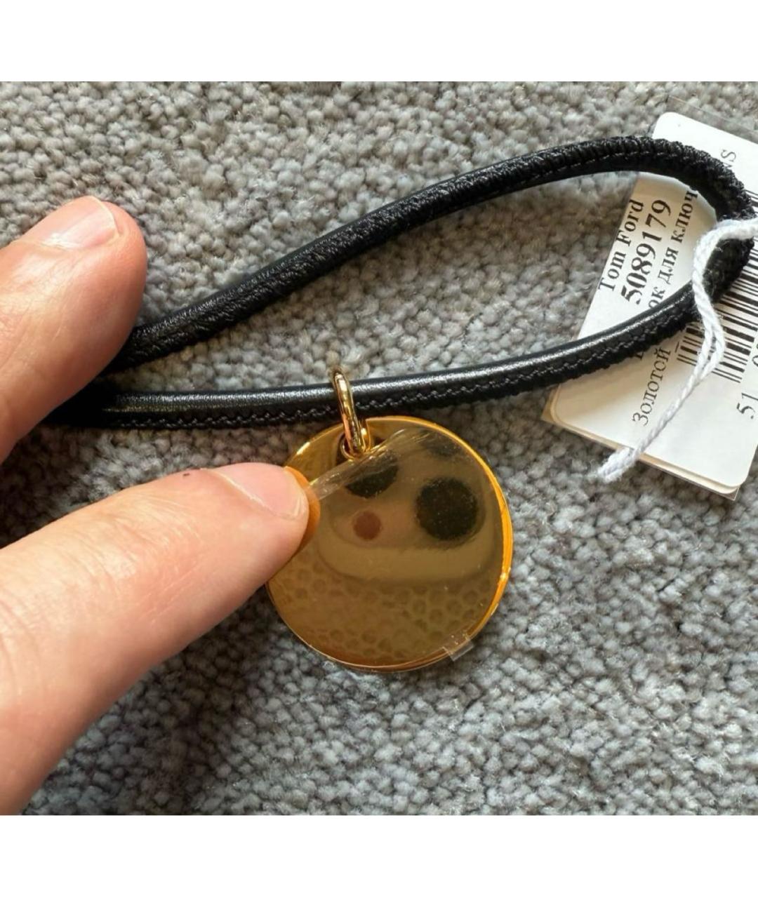 TOM FORD Золотой брелок, фото 7