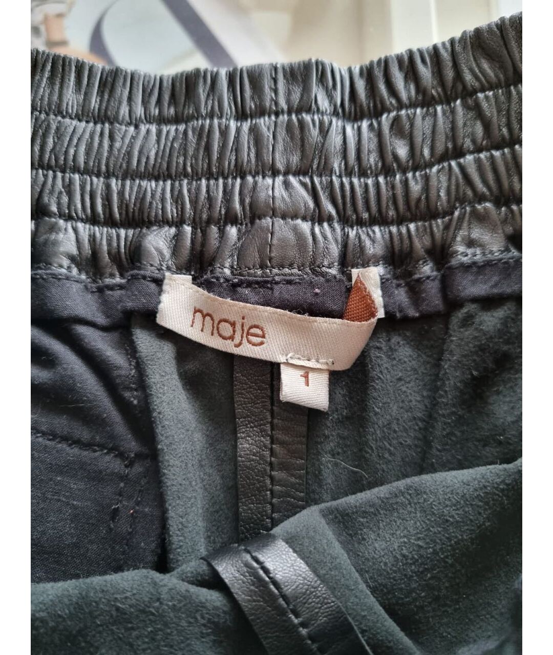 MAJE Черные шорты, фото 3
