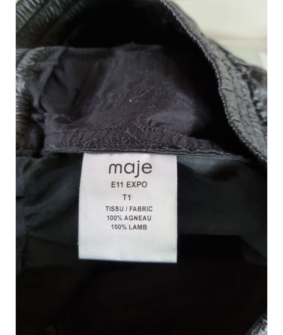 MAJE Черные шорты, фото 4