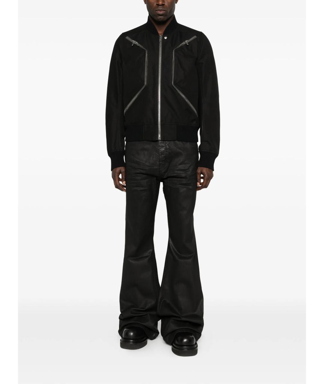 RICK OWENS Черная хлопковая куртка, фото 2